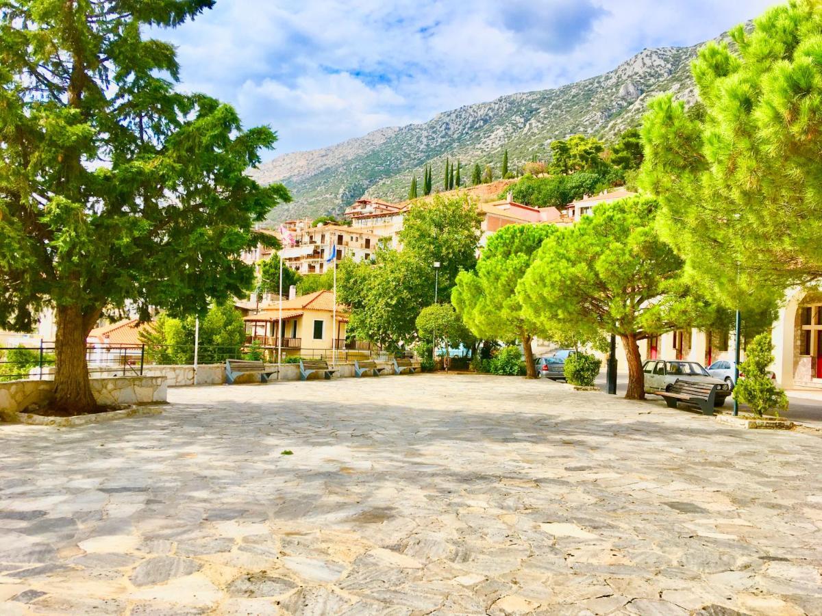 Appartement Delphi Celebrity V I P The Navel Of The Earth, Center-Delphi-Penthouse Galaxy&Sky Panoramic View, Harmony&Yoga Extérieur photo