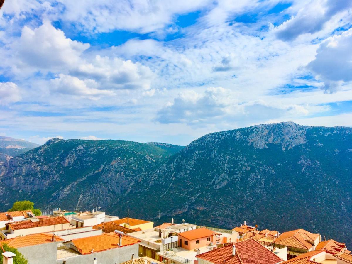 Appartement Delphi Celebrity V I P The Navel Of The Earth, Center-Delphi-Penthouse Galaxy&Sky Panoramic View, Harmony&Yoga Extérieur photo