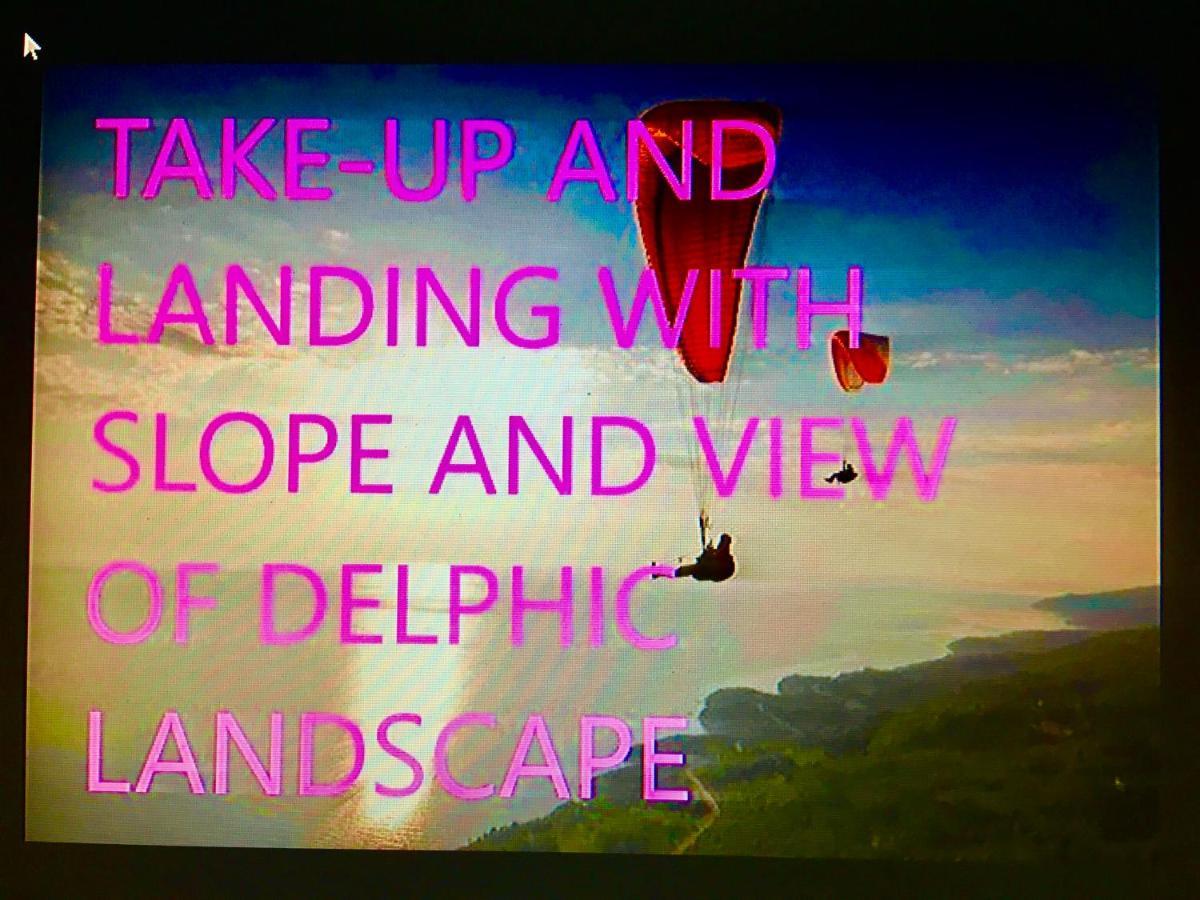 Appartement Delphi Celebrity V I P The Navel Of The Earth, Center-Delphi-Penthouse Galaxy&Sky Panoramic View, Harmony&Yoga Extérieur photo